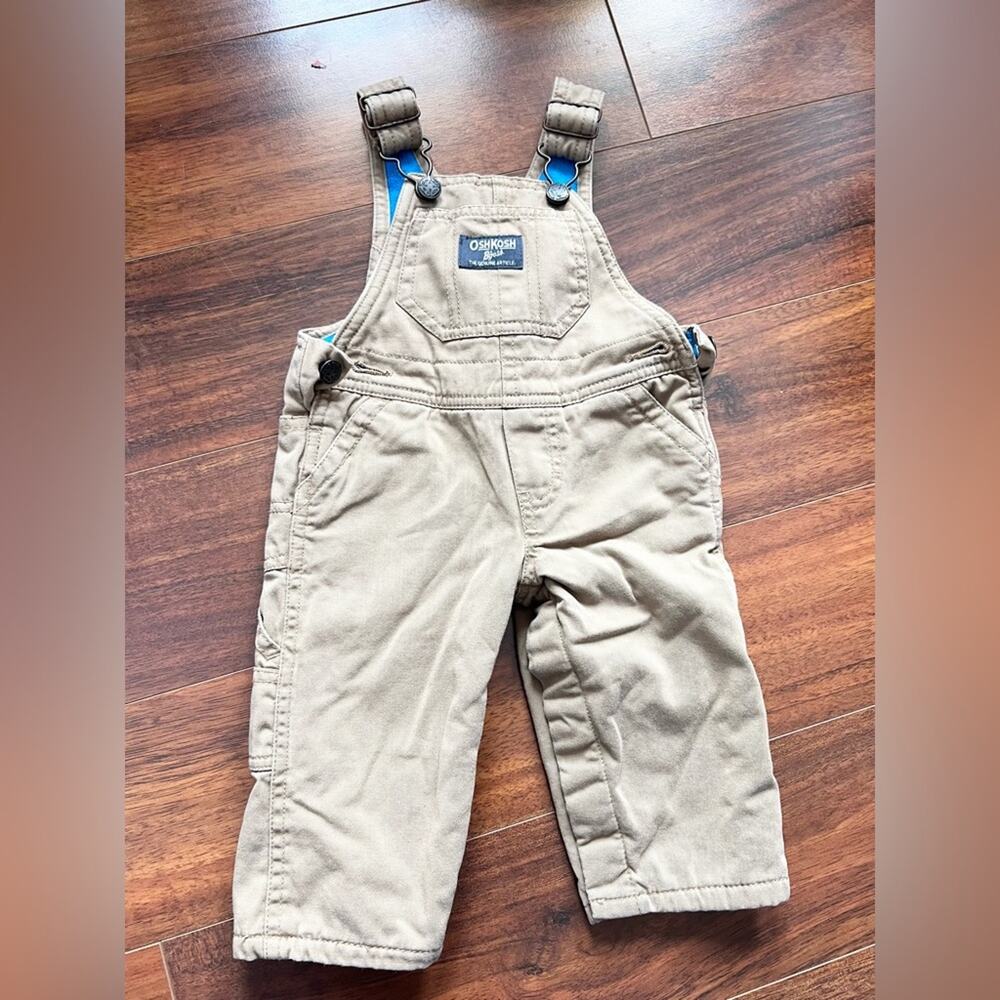 Oshkosh b’gosh fleece lined overalls unisex winter cold weather snow outfit